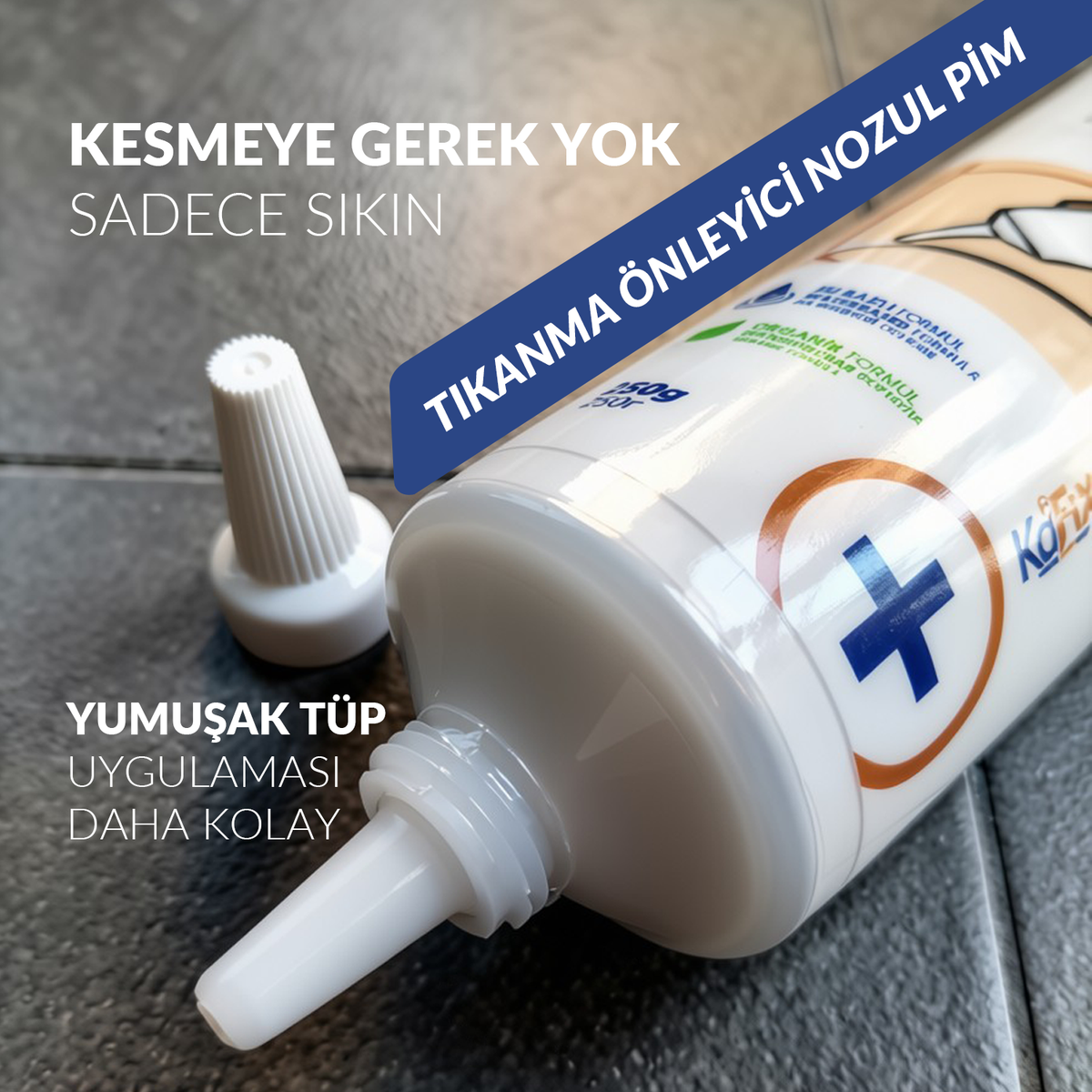 Bej Set Fayans Derz Tamir Kiti - 250gr Derz Dolgu, Derz Sökme Aleti, Sökme Testeresi ve Sünger ile Birlikte